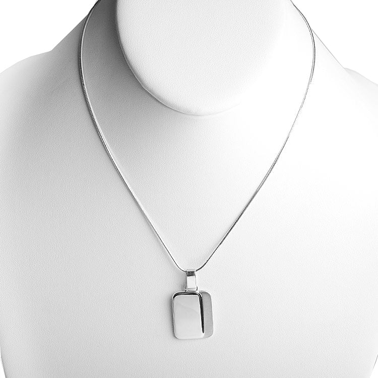 Sophisticated Dog Tag Pendant