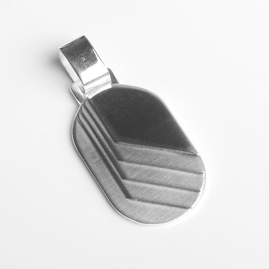 Men's Stylish Dog Tag Pendant