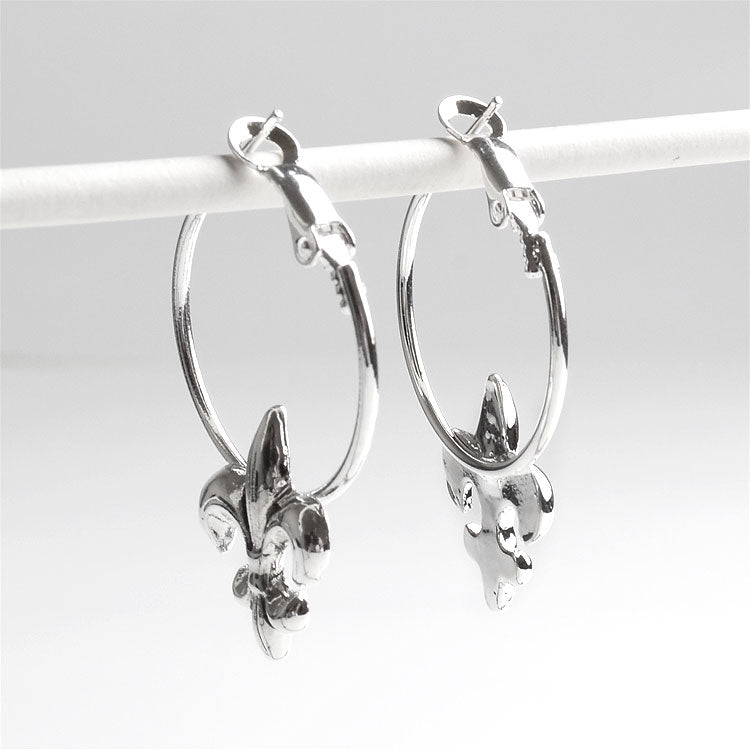 Fashion Fleur de Lis Earrings