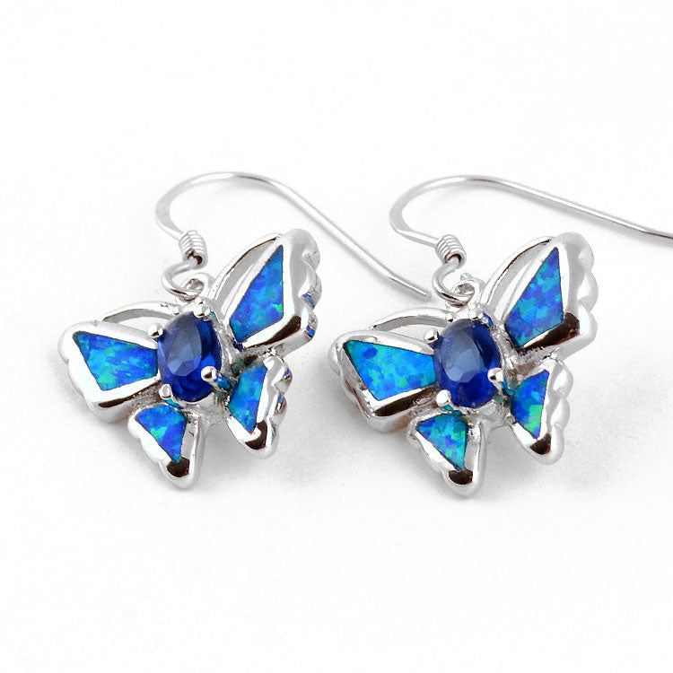 Beautiful Butterflies Opal Earrings