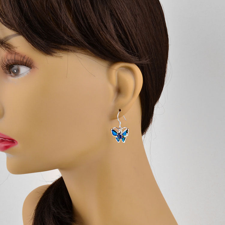 Beautiful Butterflies Opal Earrings
