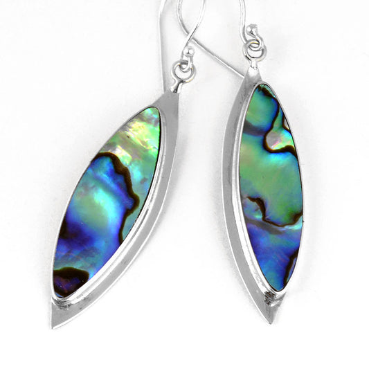 Abalone Shell Hook Earrings