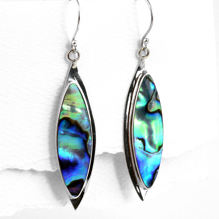 Abalone Shell Hook Earrings