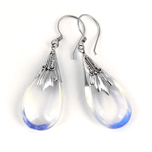 Clear Drop Earrings