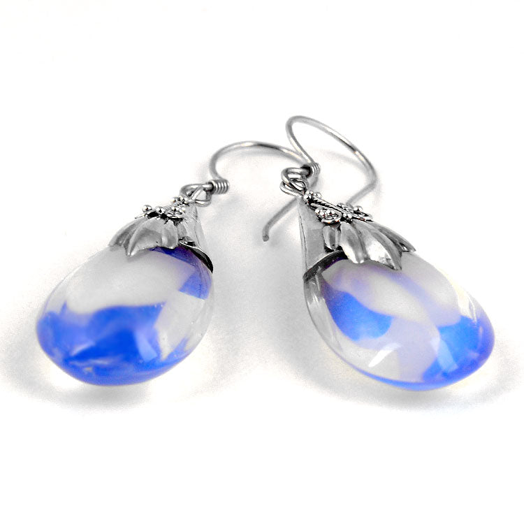 Clear Drop Earrings