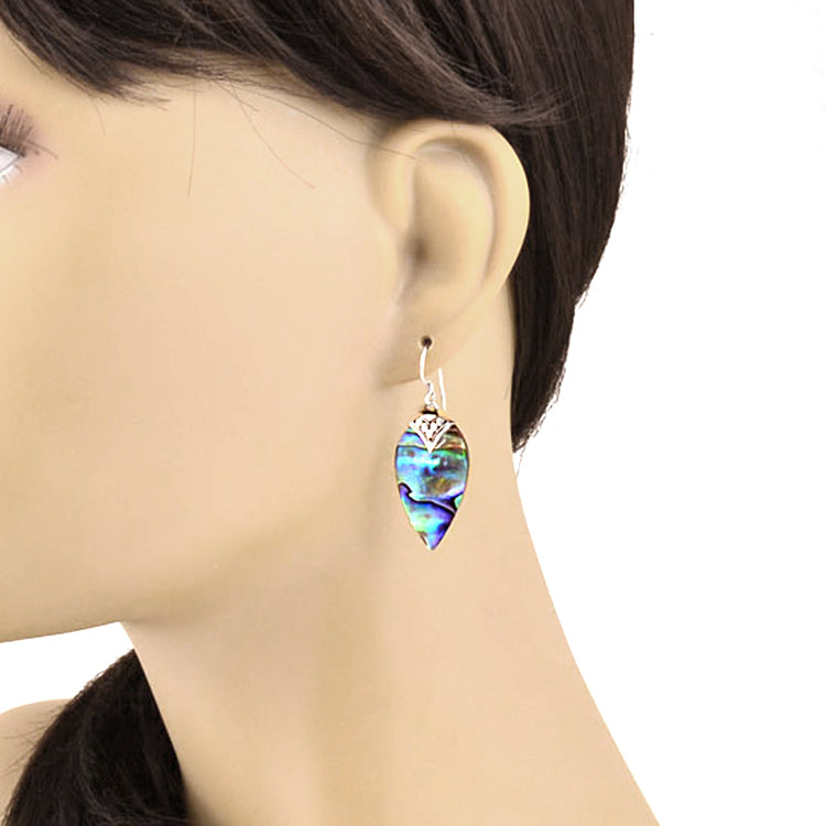 Abalone Hook Earrings