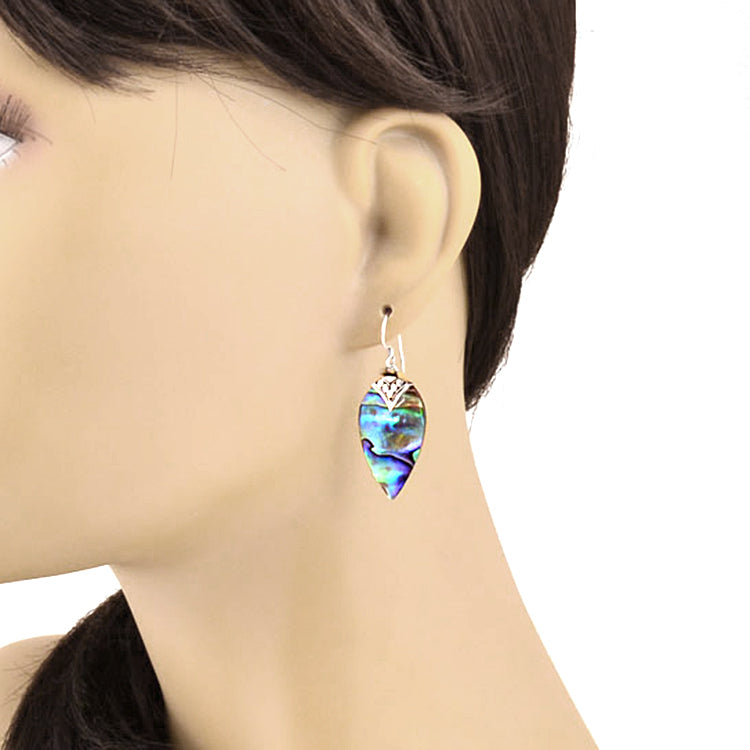 Abalone Hook Earrings