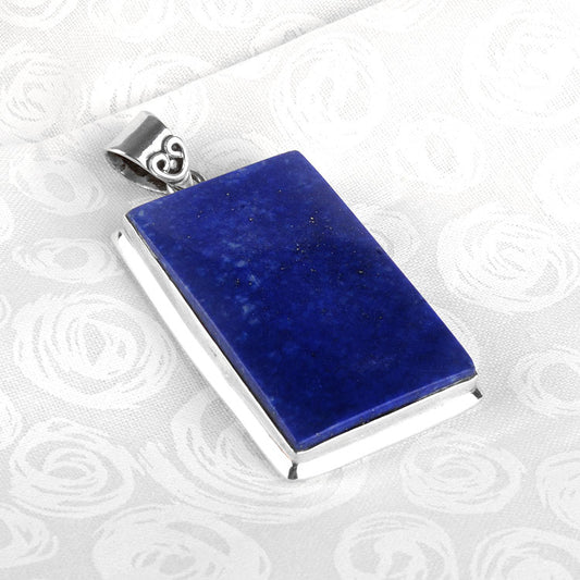 Lapis Lazuli Rectangle Pendant