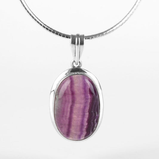 Purple Fluorite Pendant