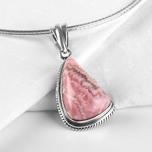 Unique Rhodochrosite Pendant