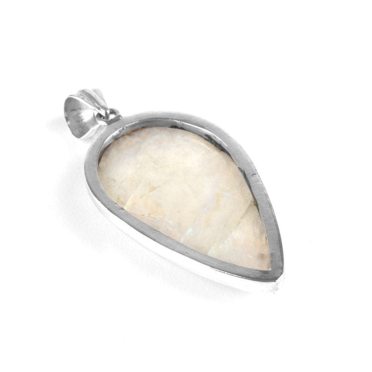 Large Inverted Drop Moonstone Pendant