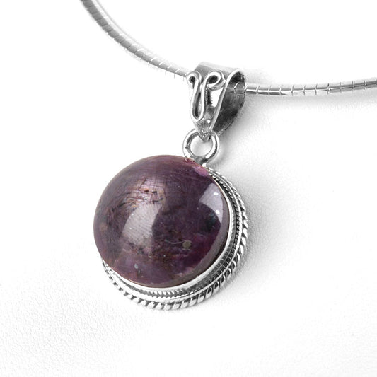 Star Ruby Gemstone Pendant