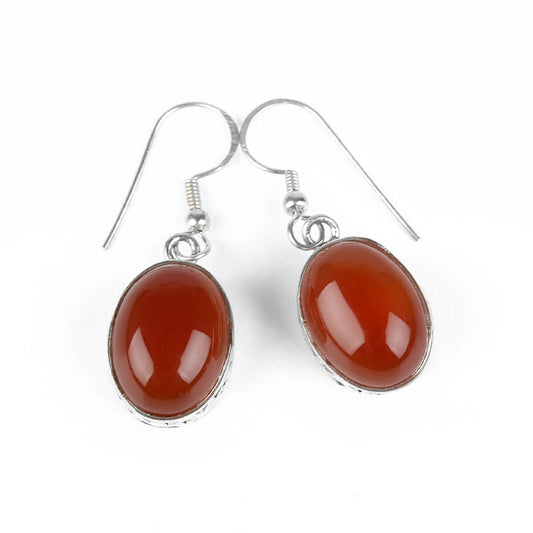 Natural Carnelian Earrings