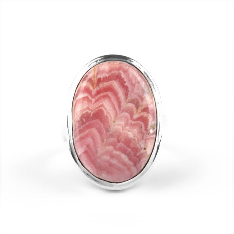 Rhodochrosite Gemstone Ring