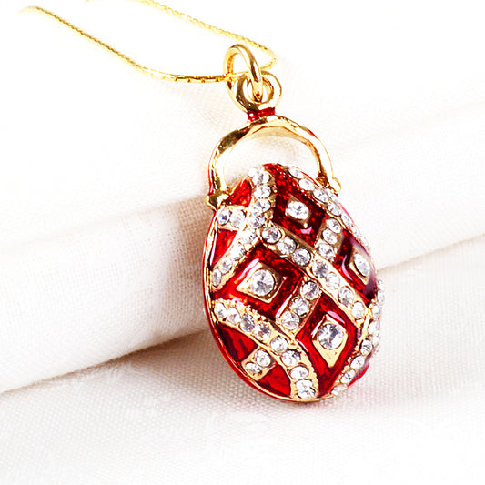 Fancy Faberge Egg Pendant