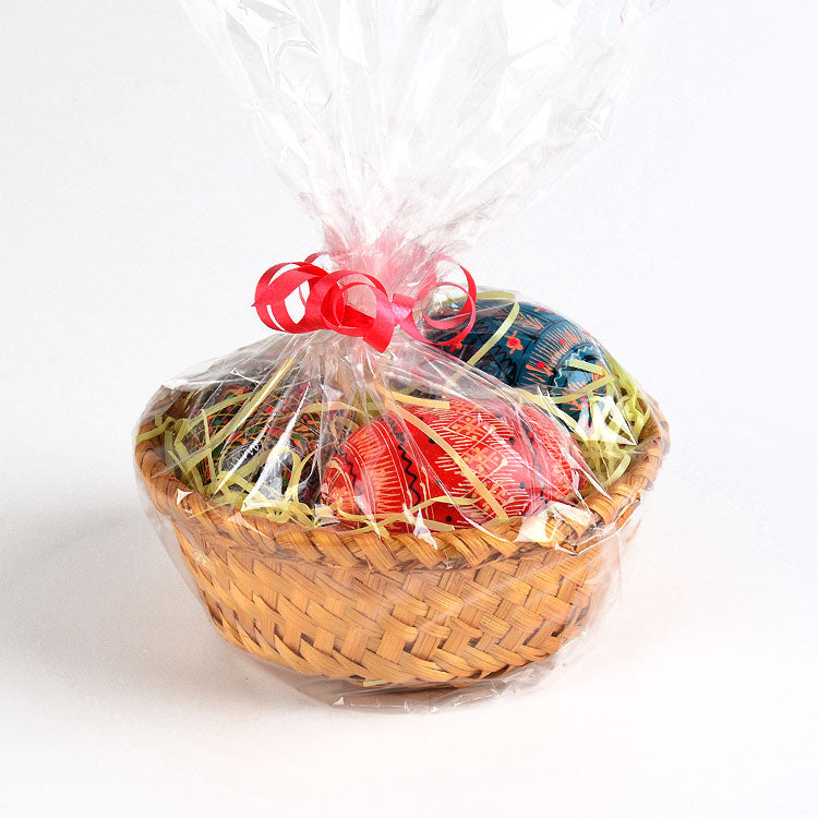 Easter Basket with Pisanki Eggs