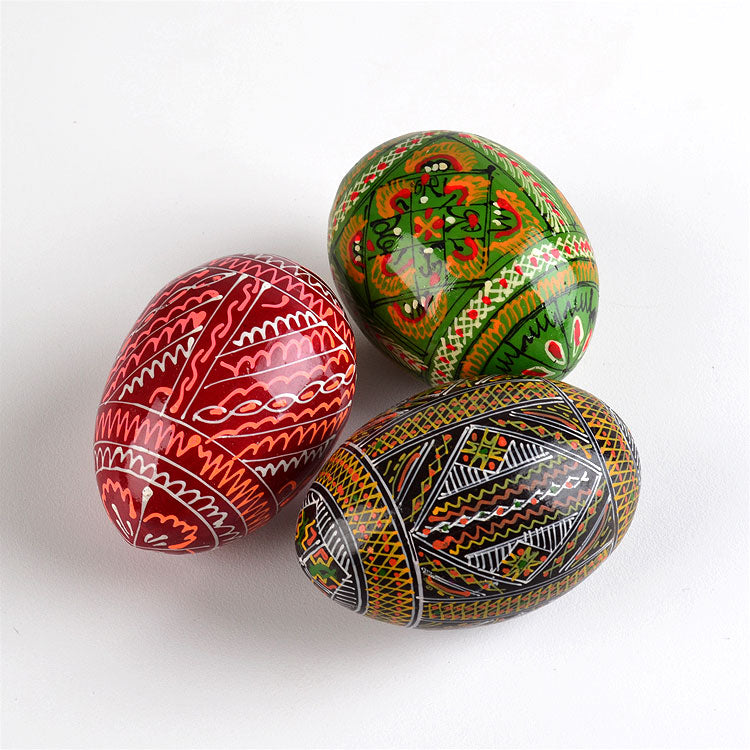 Easter Basket with Pisanki Eggs