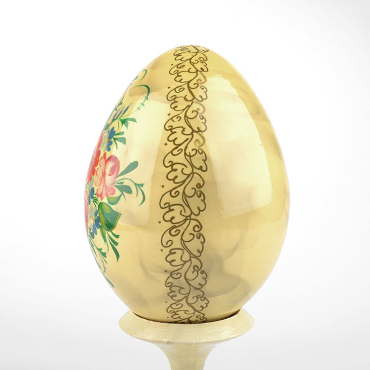 Russian Bouquet Decorative Egg