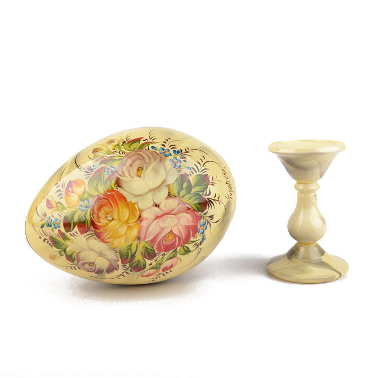 Decorative Floral Egg