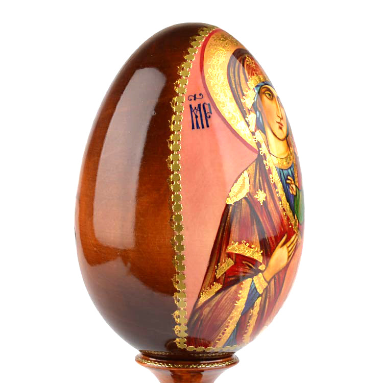 Large Icon Egg of Blessed Smolensk Virgin