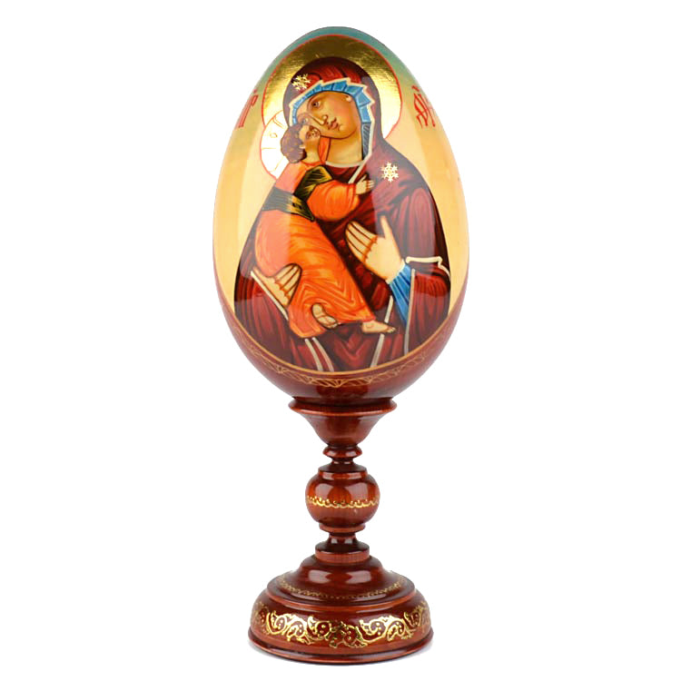Large Icon Egg of Vladimir Mother of God