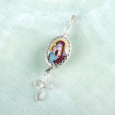Mother Mary Finift Pendant