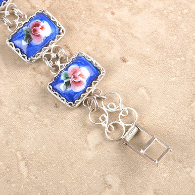 Finift Rostov Blue Enamel Bracelet
