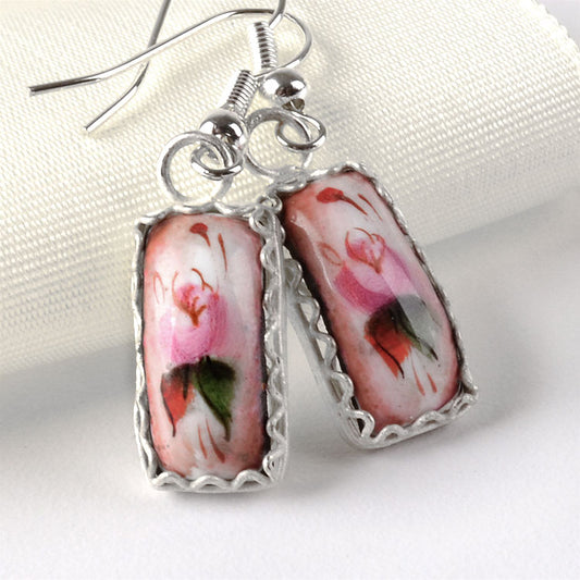 Pretty Pink Finift Earrings