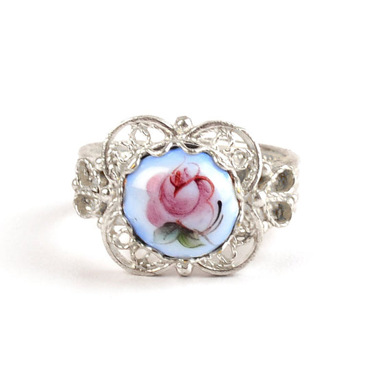 Finift Flower Ring