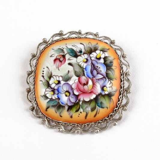 Squared Finift Enamel Pin