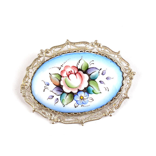 Enamel Brooch from Russia