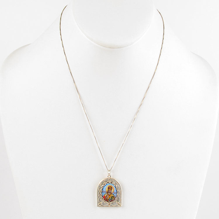 Religious Rostov Finift Pendant