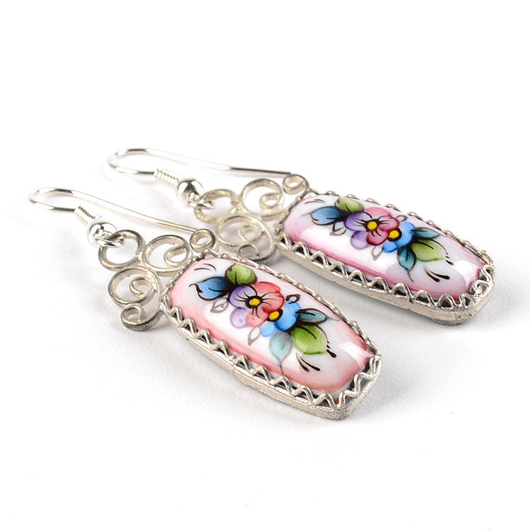 Rostov Enamel Earrings