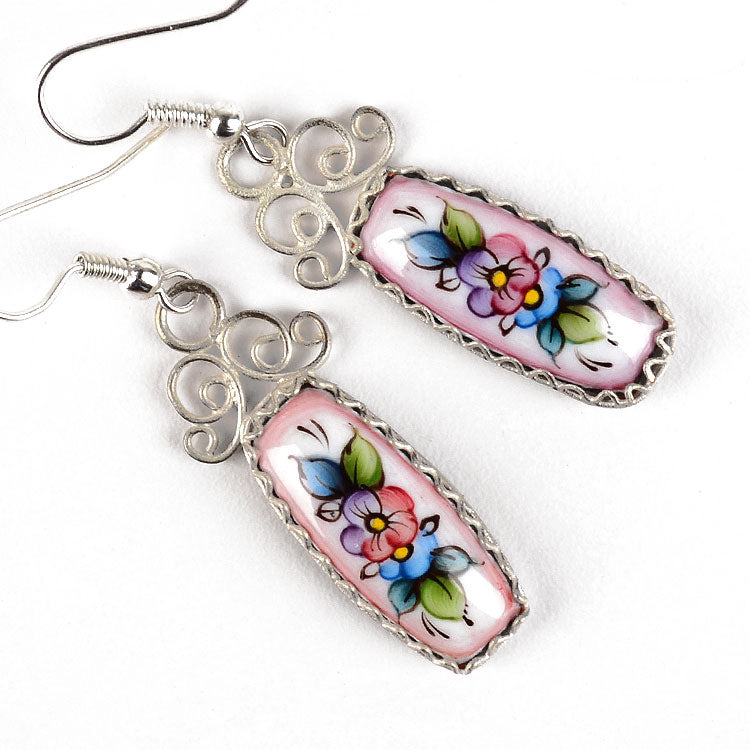 Rostov Enamel Earrings