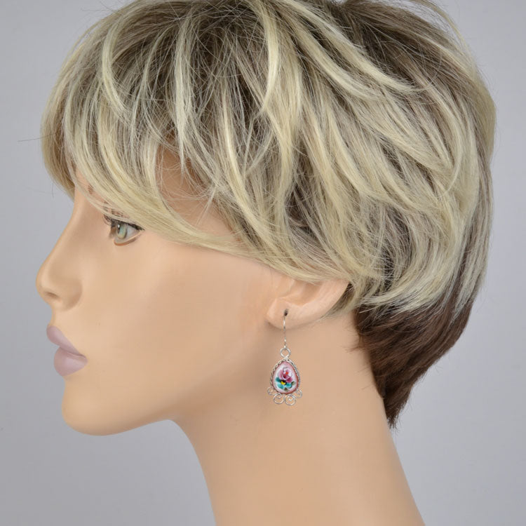 Pretty Finift Enamel Earrings