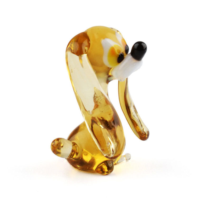 Cute Doggie Glass Figurine