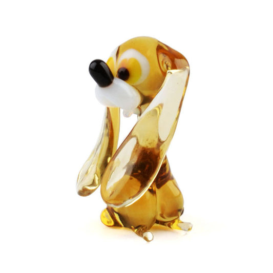 Cute Doggie Glass Figurine