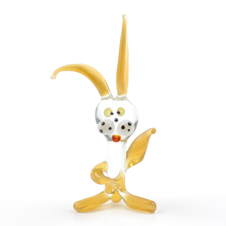 Bunny Miniature Glass Figurine