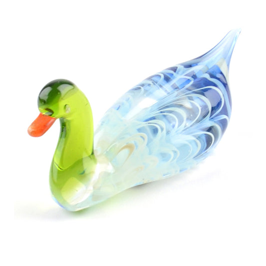 Duck Miniature Glass Figurine
