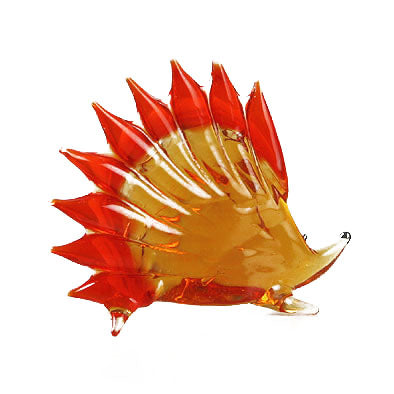 Porcupine Glass Figurine