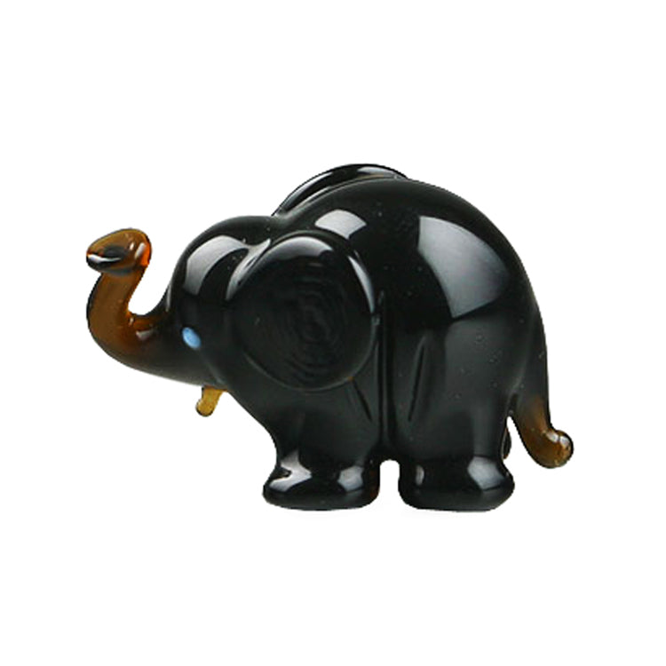 Little Elephant Glass Figurine