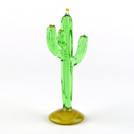 Saguaro Cactus Glass Figurine