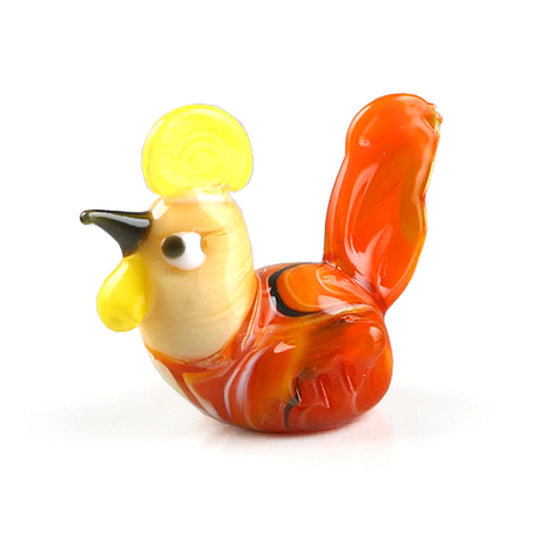 Chicken Glass Figurine