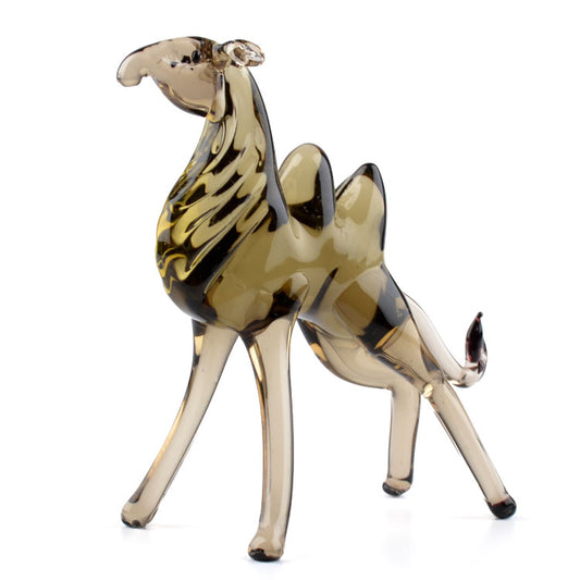 Hand Blown Camel Glass Figurine