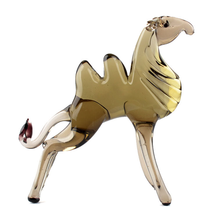 Hand Blown Camel Glass Figurine