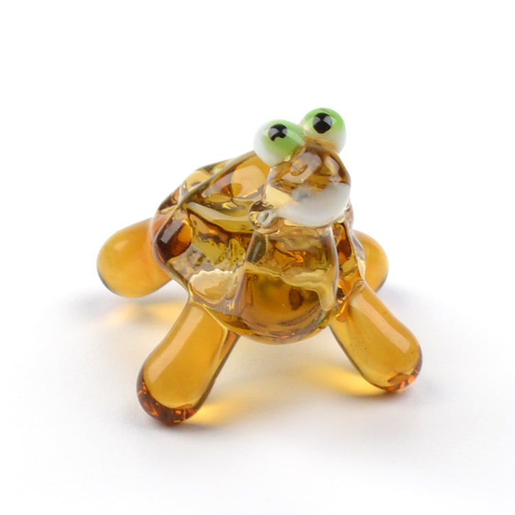 Little Turtle Glass Figurine