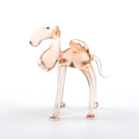 Miniature Camel Glass Figurine