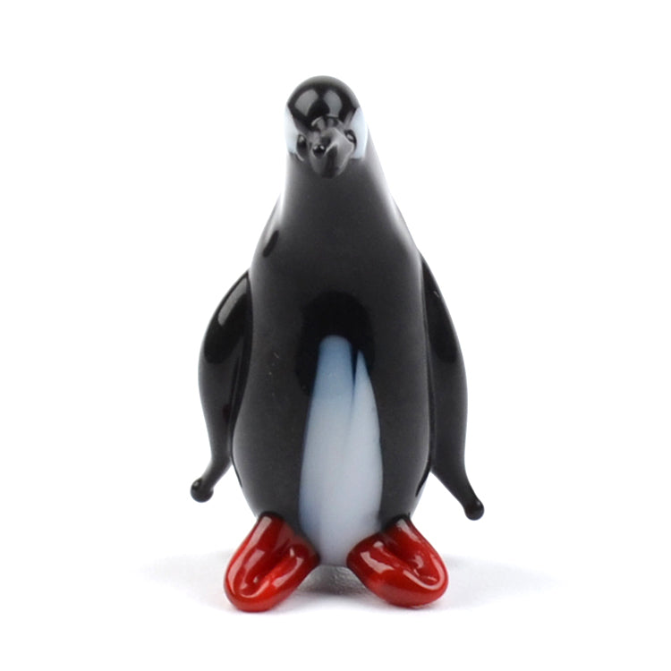 Tiny Penguin Glass Figurine