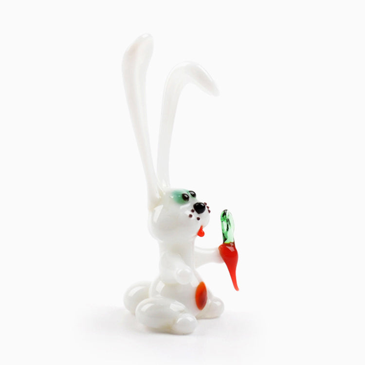 Easter White Bunny with Carrot