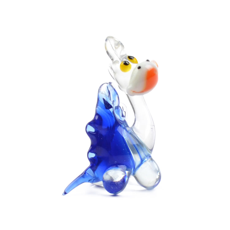 Cute Little Dinosaur Glass Figurine
